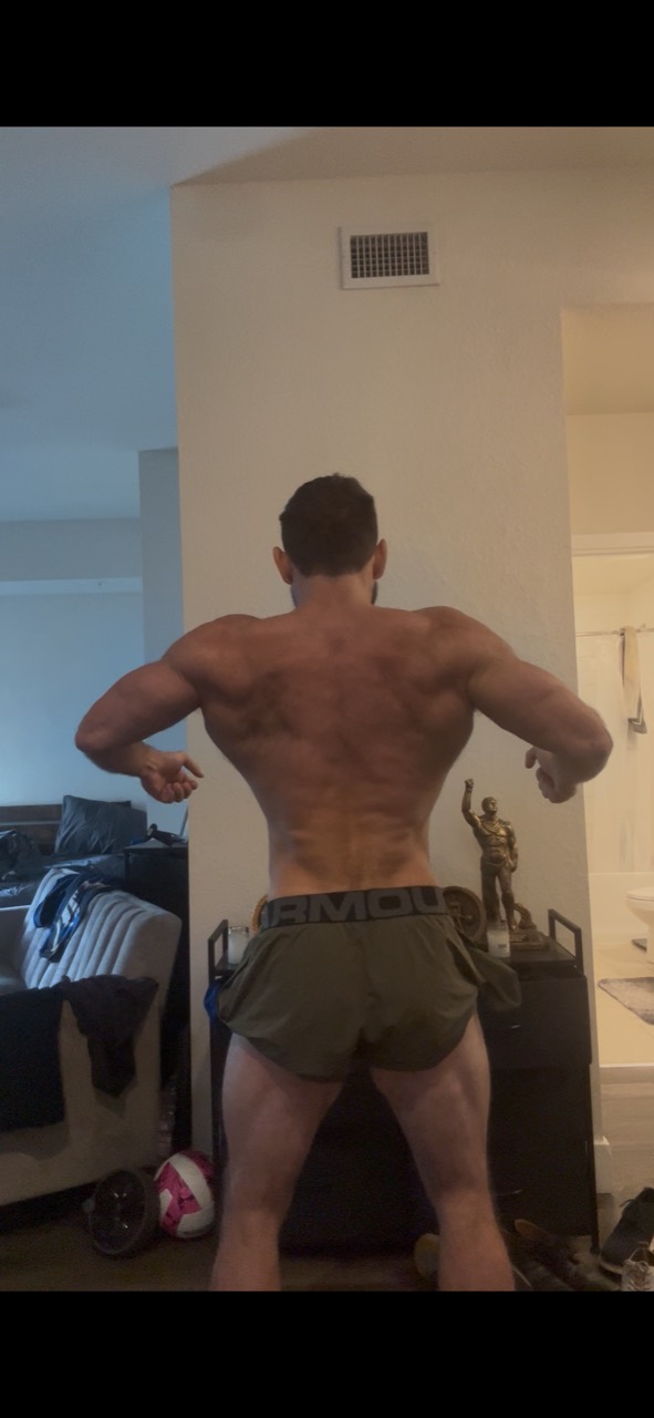 Back check-in photo at 1 week out