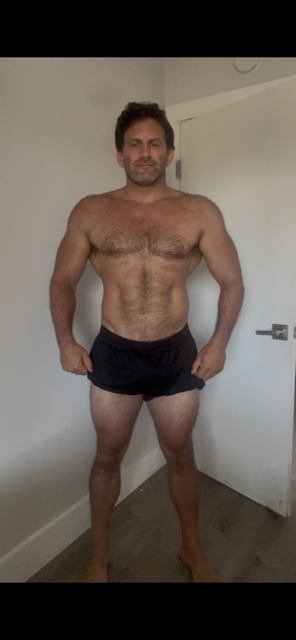 Front check-in photo at 13 weeks out