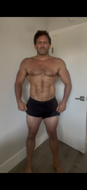 Front check-in photo at 13 weeks out