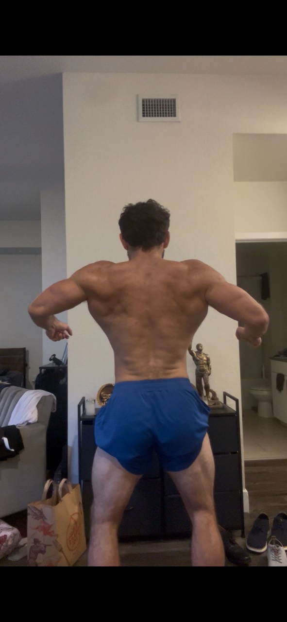 Back check-in photo at 2 weeks out