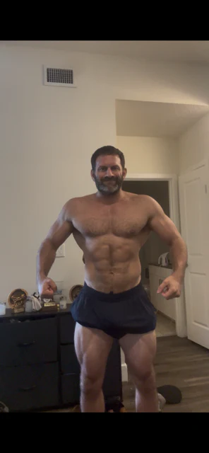 Front check-in photo at 7 weeks out