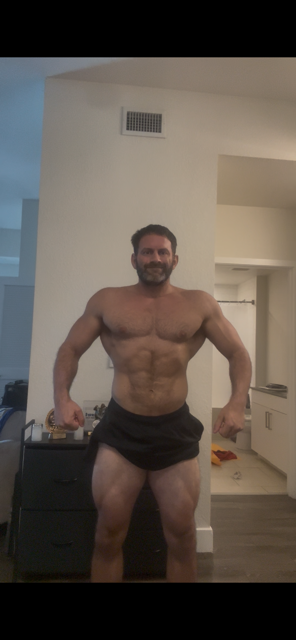 Front check-in photo at 8 weeks out