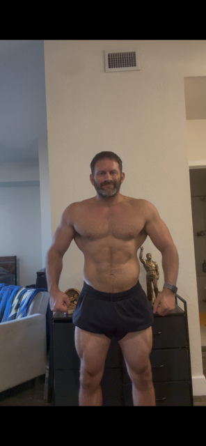 Front check-in photo at 9 weeks out